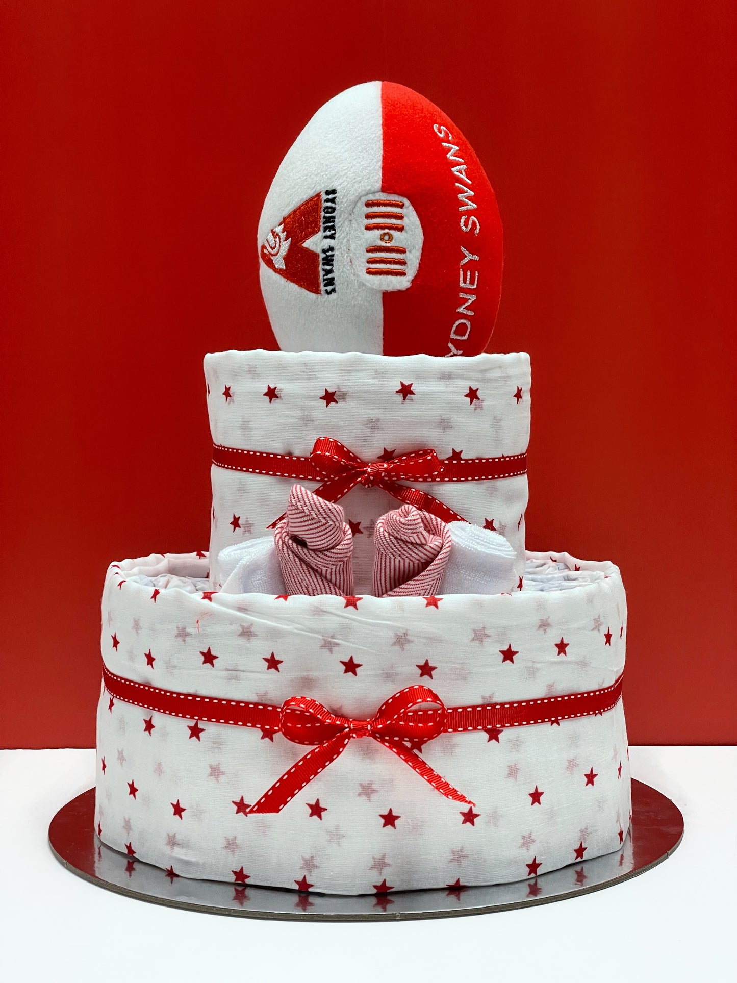 AFL Football Nappy Cakes - The Hamper Specialist