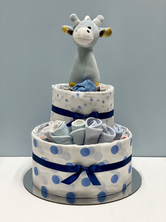 Giraffe Nappy Cake | New Baby Gift