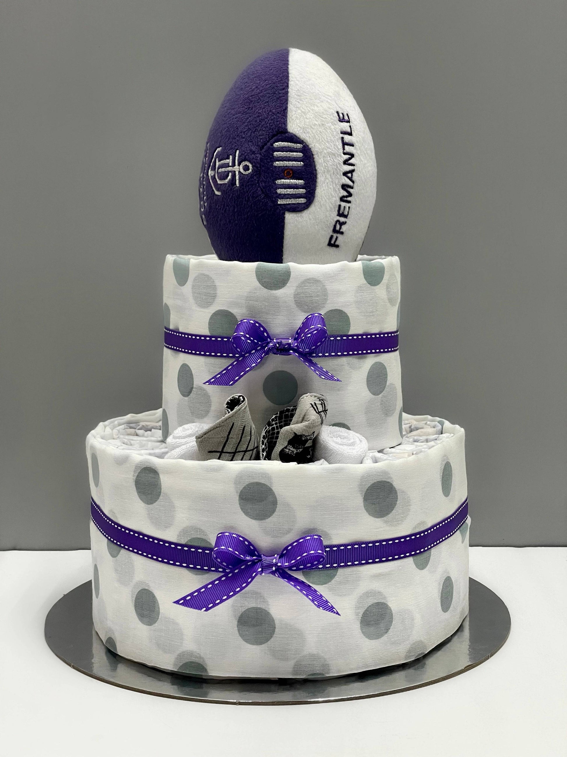 AFL Football Nappy Cakes - The Hamper Specialist