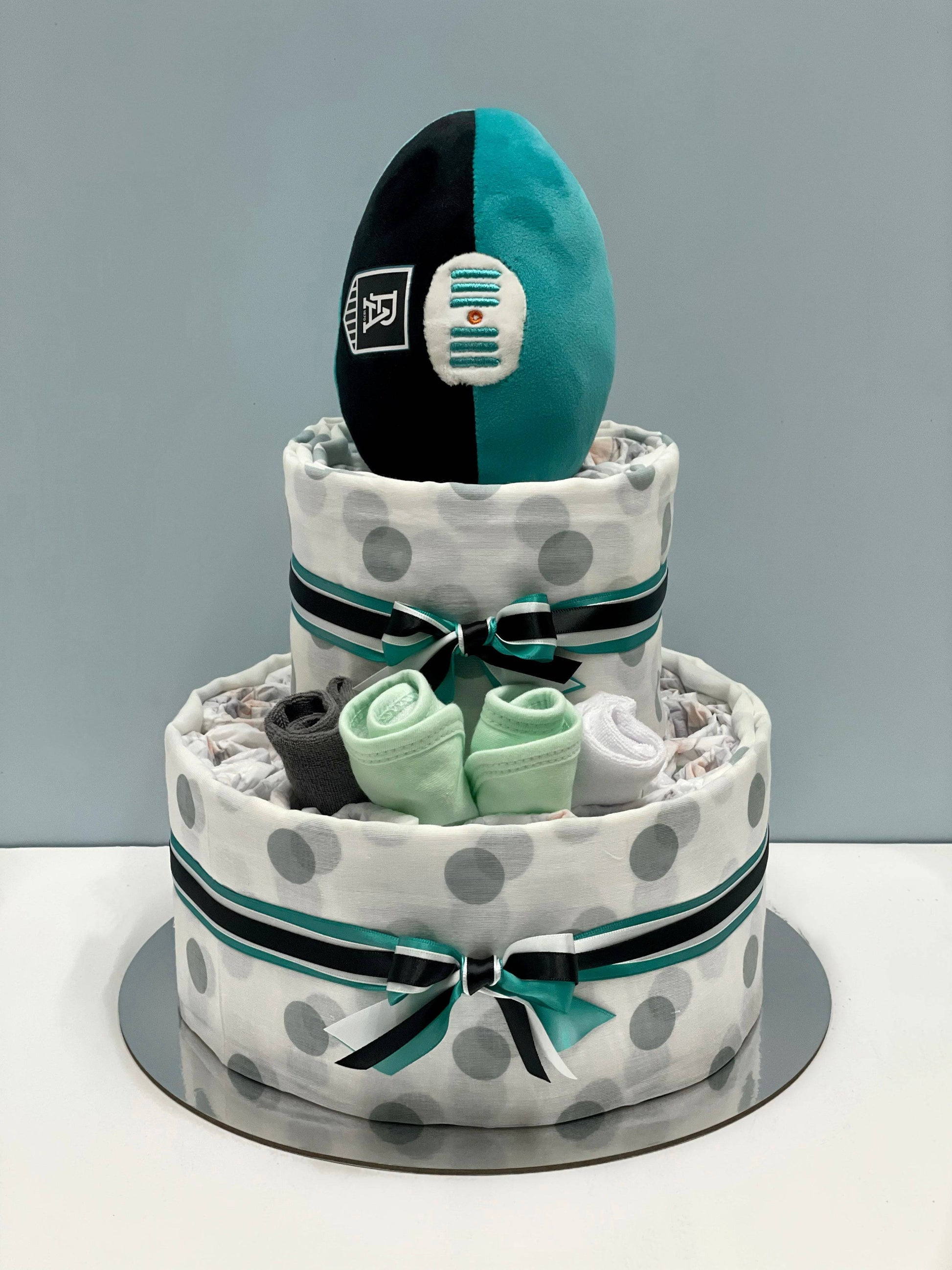 AFL Football Nappy Cakes - The Hamper Specialist